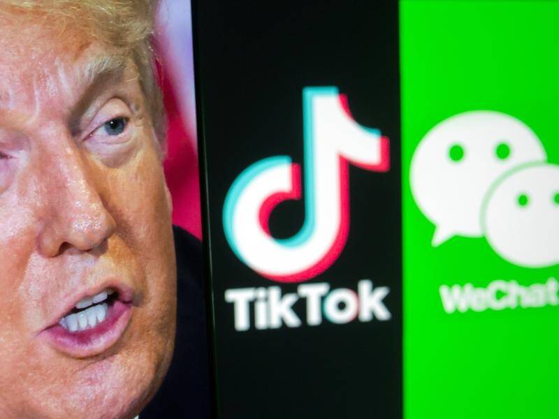 Donald Trump will ban WeChat and video-sharing app TikTok from US app stores.