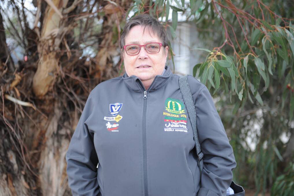 GO THE RAMS: Natimuk United Football Netball Club sports trainer Ruth McCallum. She has been the club's trainer for the last six years. Picture: SONIA SINGHA