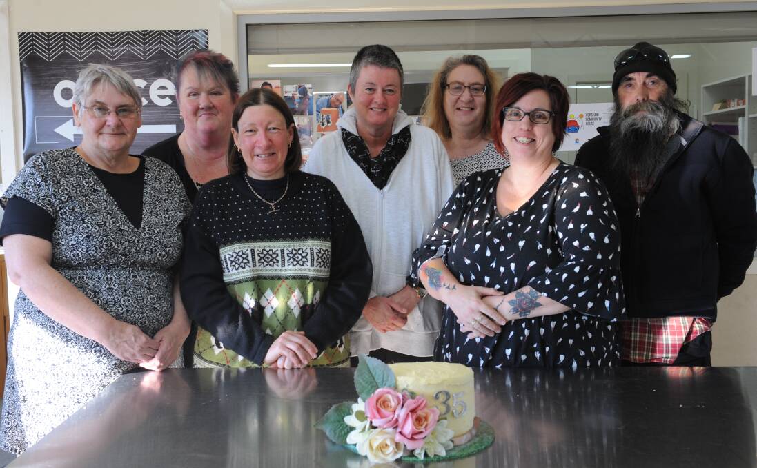 CELEBRATIONS: Horsham Community House members celebrated their 35th anniversary with cake cutting and a luncheon. Picture: SONIA SINGHA
