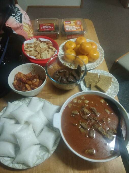 Ms Dewi made Indonesian delicacies to celebrate the day. Picture: CONTRIBUTED