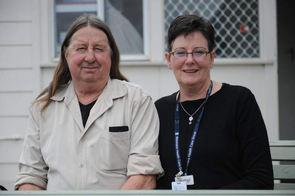 AWARENESS : Former truck driver Peter Murpett and Respiratory nurse educator Heather Macdonald. Picture: SONIA SINGHA