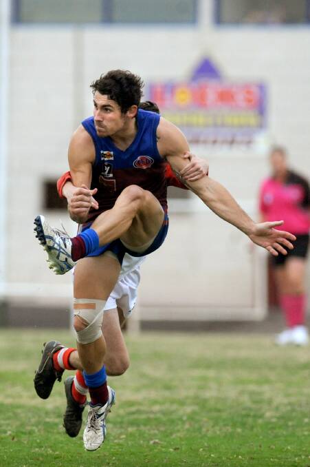 OUTSTANDING: Joel Geue has dominated for the Demons in the past two weeks. Picture: SAMANTHA CAMARRI
