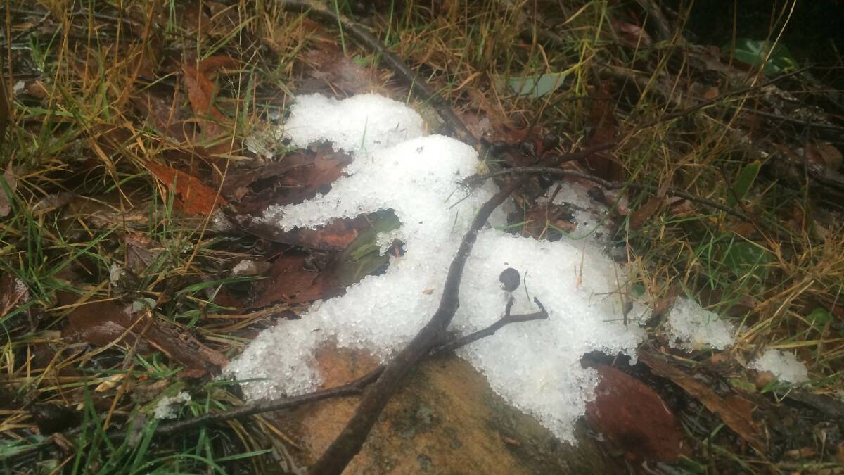 Reporter Jordan Oliver took a trip to catch some rare snow on the Grampians.