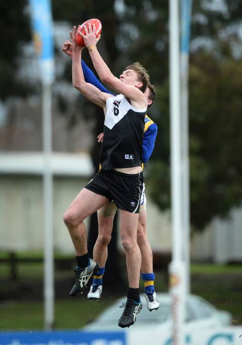 Oscar McDonald in action for the North Ballarat Rebels earlier this year. Picture: ADAM TRAFFORD