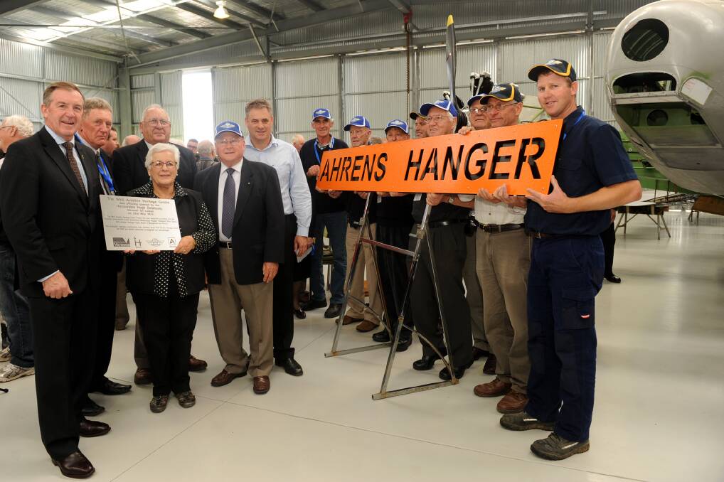 Hundreds people celebrated the opening of the Nhill Aviation Heritage Centre on Friday.