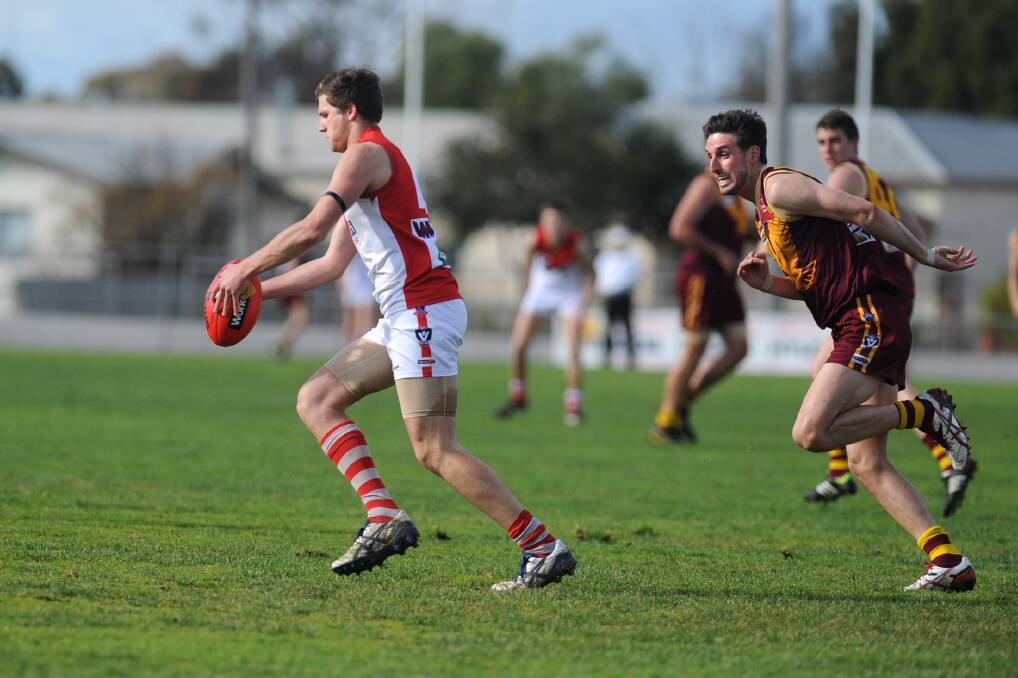 Jack Ganley was strong for Ararat at the weekend. Picture: SAMANTHA CAMARRI