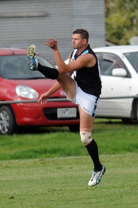Swifts coach Ben Martin tops the league goal-kicking table with 38. Picture: PAUL CARRACHER