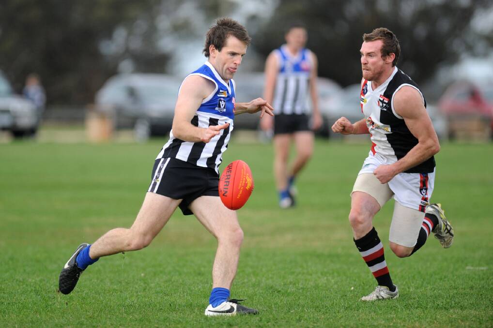 STRONG: Minyip-Murtoa's Liam Newell helped his team to a win against Stawell on Saturday. Picture: SAMANTHA CAMARRI
