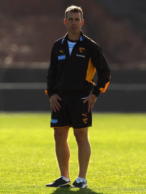 BATTLING ON: Hawthorn coach and former Kaniva resident Alistair Clarkson. Picture: GETTY IMAGES