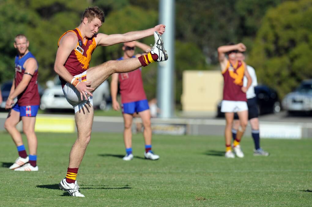 INJURED: Warrack Eagles' Jesse Murphy is out with a hamstring injury. Picture: PAUL CARRACHER