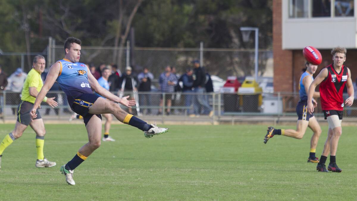 Ben Jones will play an important role for Nhill in the ruck.