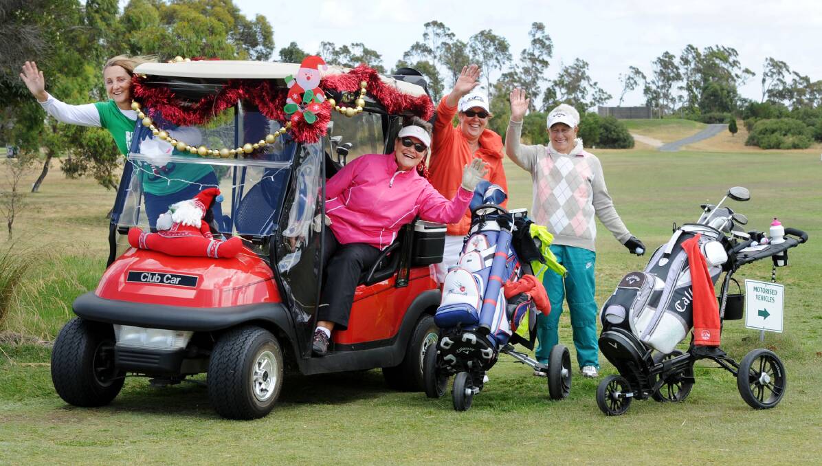 Horsham Golf Club's ladies enjoy the 2016 Christmas Ambrose event.