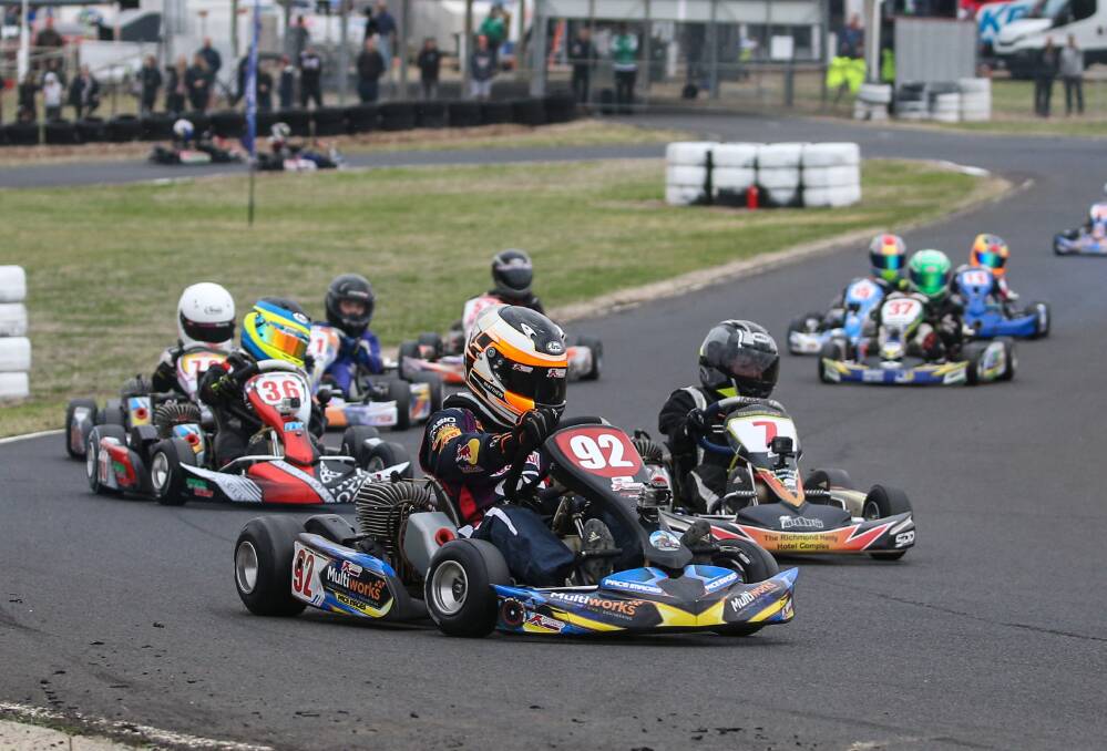 RACE: Karters from across Victoria flock to the Dooen track every year to take part in the Victorian Country Series. Picture: PACE IMAGES