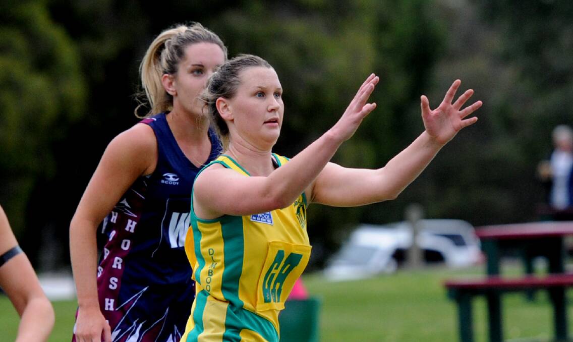HERE: Billie Barber has been a focal point in attack for Dimboola over the past five seasons. Pictures: SAMANTHA CAMARRI