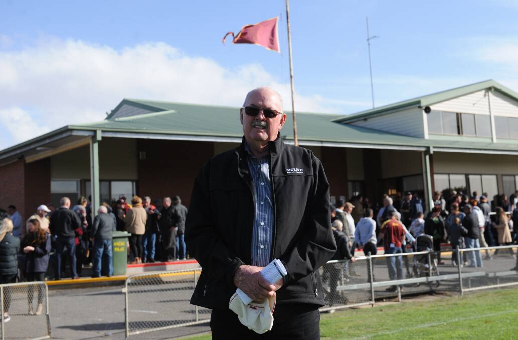 CLUB MAN: Peter Jess grew up at Anzac Park while playing football. He said the club was a big part of community life. Picture: STUART McGUCKIN