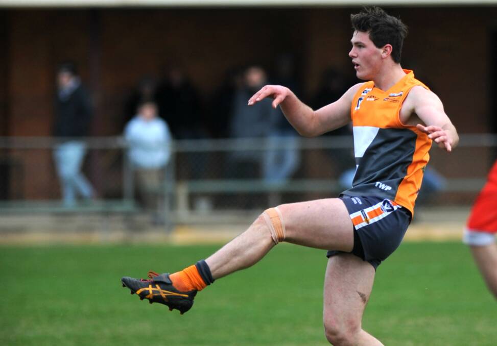 FORM: Sam White played a key role in his side's win against Nhill and was named in the best players. Picture: STUART McGUCKIN
