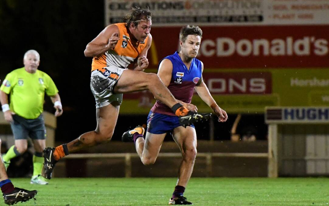 RETURN: Tyler Lehmann is a chance to return to the Southern Mallee Giants' lineup to take on the Warrack Eagles. Picture: SAMANTHA CAMARRI