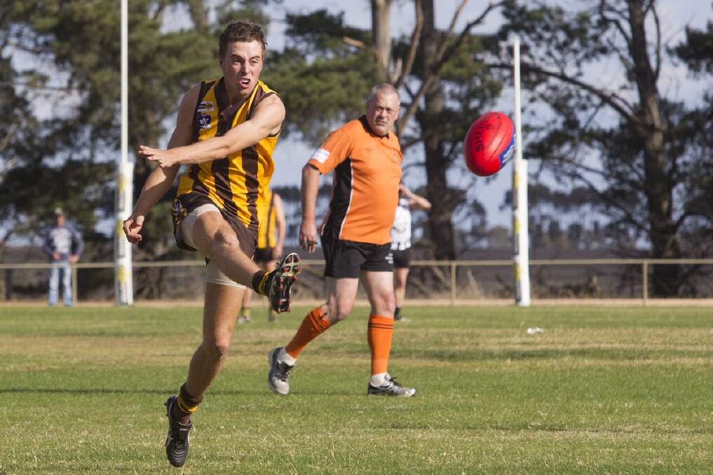 DRIVE: Mitch Cronin won Tatyoon's best and fairest in 2017 but will need to take his game to a new level for Minyip-Murtoa. Picture: PETER PICKERING