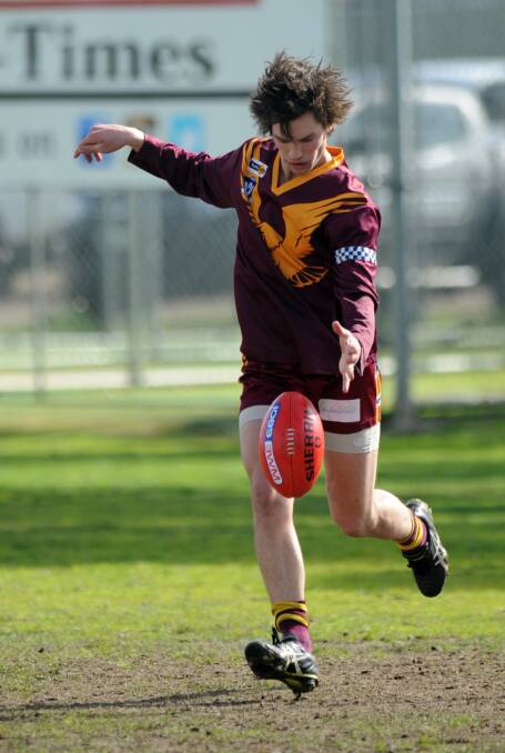 Riley Morrow was one of his side's best in the win against Dimboola.