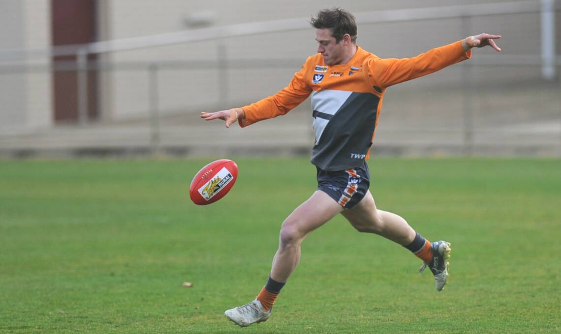 KEY: Brock Orval will return to the Southern Mallee Giants lineup after a two-weeks absence. Liam Price is also set to return. Picture: STUART McGUCKIN