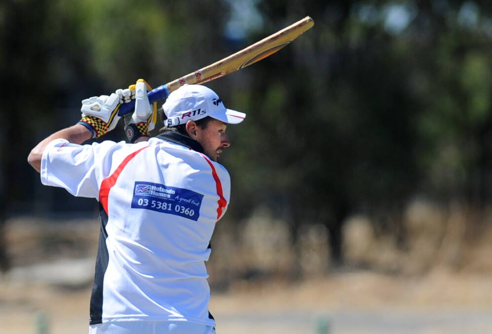 GOOD FORM: Brad Sproule has hit 243 runs in his four B Grade innings this season. He added another 52 on Saturday.
