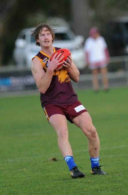 Nick Peters is an important cog in the Warrack Eagles midfield.