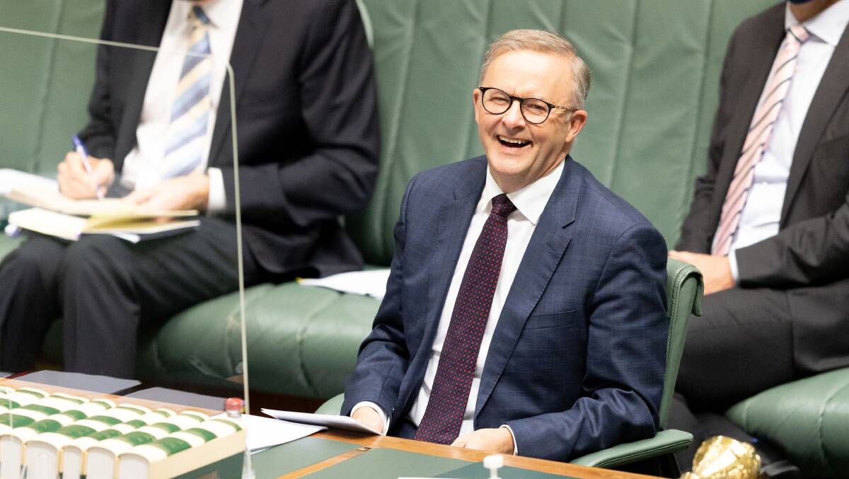 Anthony Albanese is offering himself to the nation as a non-radical, "safe" leader. Picture: Sitthixay Ditthavong