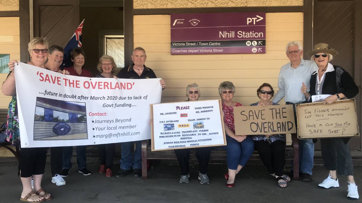 SAVE THE OVERLAND: The iconic Overland rail service has connected the Victorian and South Australian capitals since 1887. Picture: TAYLOR PADFIELD