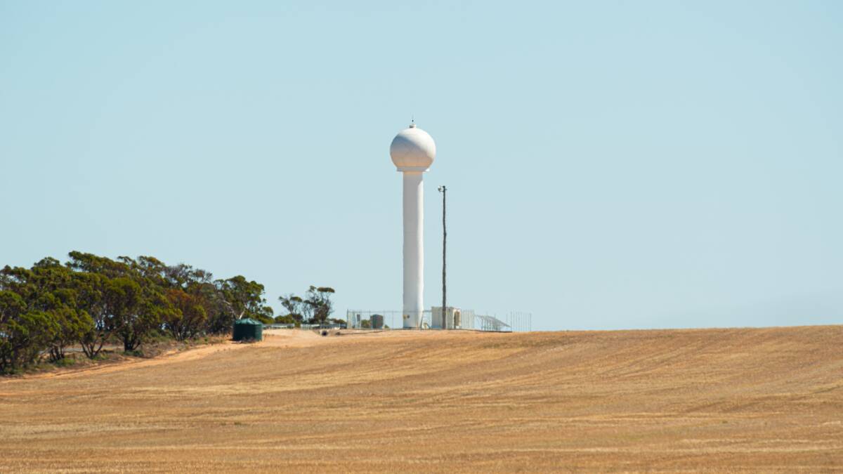 RADAR LIVE: The radar was installed outside the town of Rainbow to provide world-class weather intelligence for the Wimmera and Southern Mallee region. Picture: AGRICULTURE VICTORIA