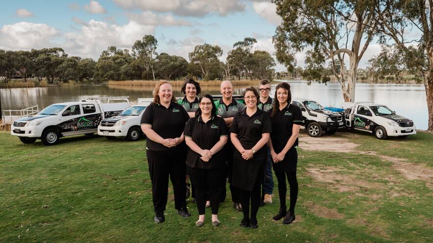 PEST CONTROL: Bug R Off Pest Busters won Pest Manager of the Year at the Australian Environmental Pest Managers Association awards. Picture: CONTRIBUTED