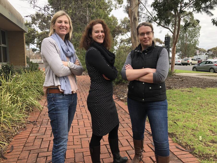 EXPLORE: Researchers Amity Dunstan, Amy Isham and Cathy Tischler are set to explore both the challenges and opportunities facing Wimmera communities. 