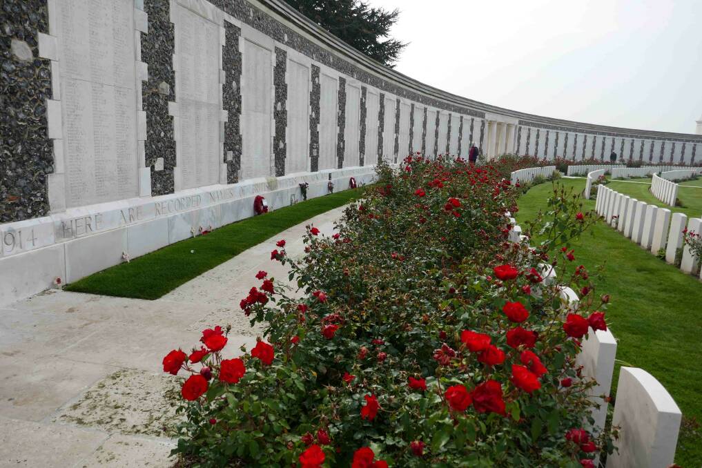 MEMORIAL: The largest Commonwealth war cemetery at Tyne Cot, near Ypres, Belgium, on the old Passchendaele battlefield.