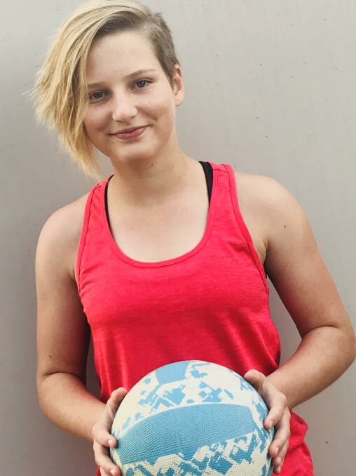 BEST: Being part of a team is what Charlotte Knight enjoys most about netball. 
