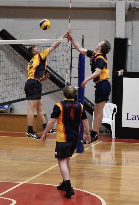 Chris Radford and Cam Robinson were leading players for Volleyball Horsham in the past decade.