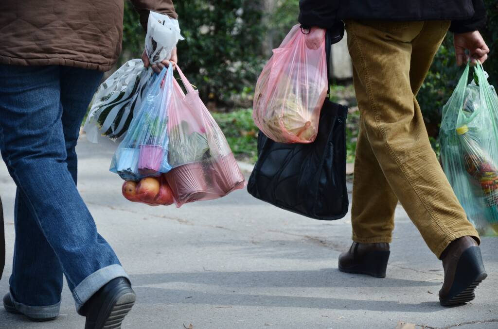 NO MORE: With lightweight bags banned, the biggest impact will be on smaller retailers, takeaway shops and the like. 