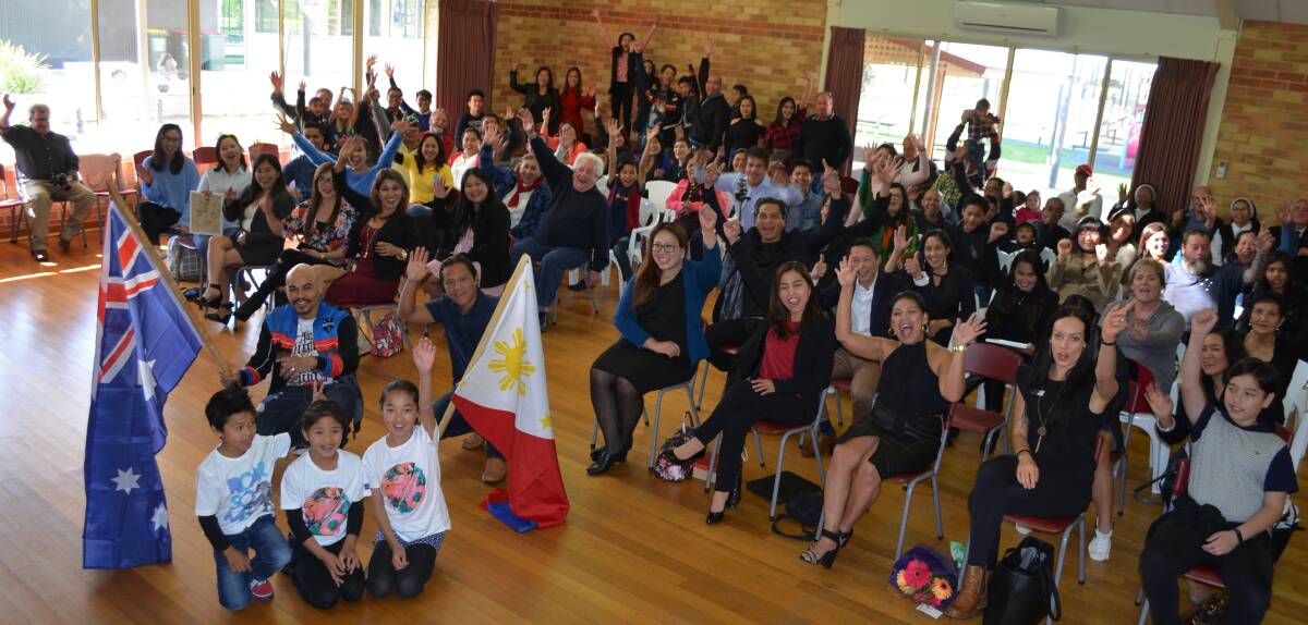 SOCIALISING: Members, friends and families of the Wimmera Filipino-Australian Club.