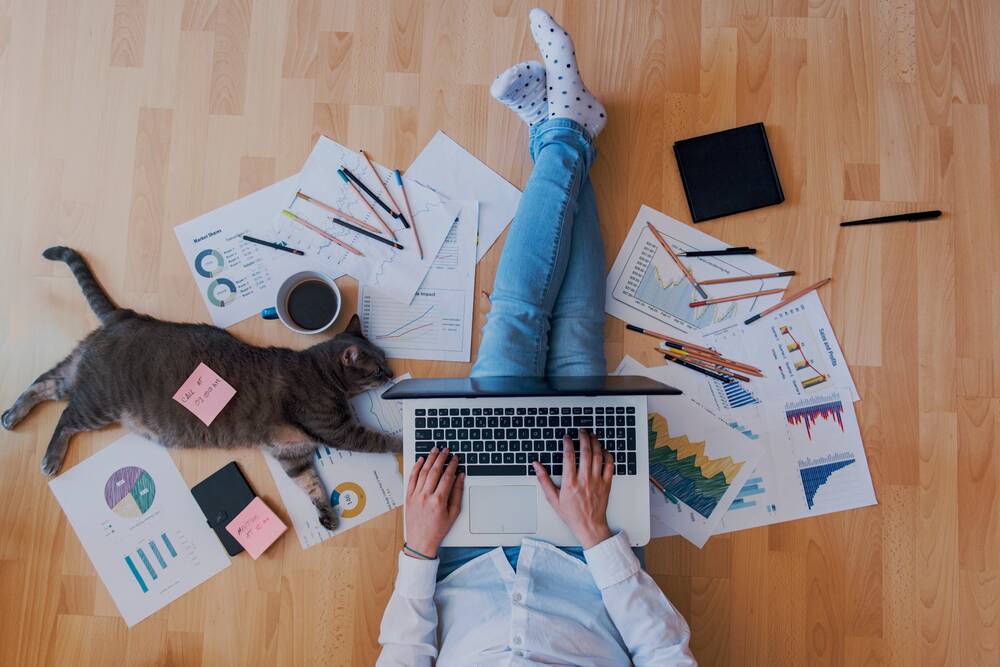 HOME WORK: Researchers believe that flexible and remote work is here to stay: Photo: SHUTTERSTOCK