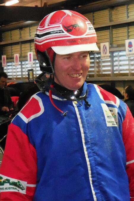 BUSY: Ararat trainer-driver Michael Bellman will be a busy boy with drives in six races at Birchip on Sunday. Photo: TONY LOGAN