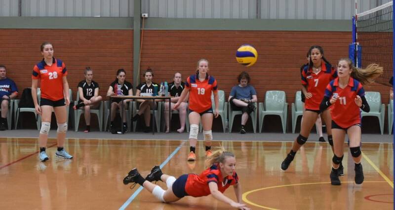 Eyes on finals: Hannah Whyte will be a key player for her team Murtoa Lizards in tonight’s Volleyball Horsham C grade competition. Photo: Matt Baker.