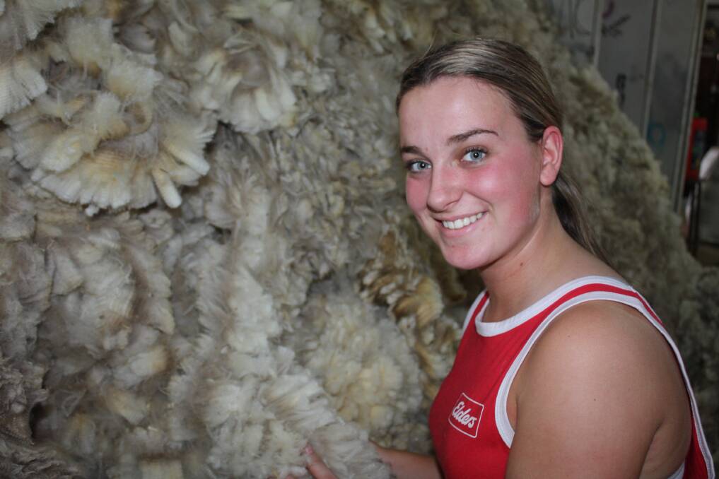 PASSION: Olivia Loader is passionate about the farming industry and is looking forward to seeing what her future in agriculture holds. Photo: JENNY BLAKELEY