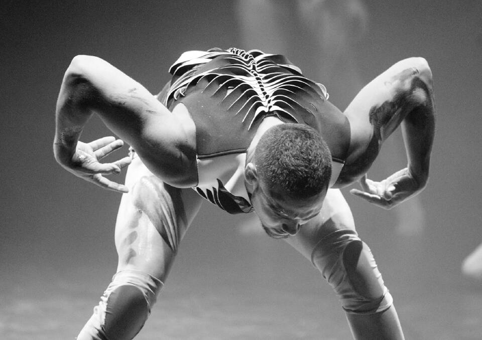 Kyle Shilling during a dance performance. Picture: Edward Mulvihill