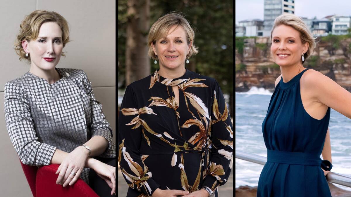 RIVALS: Bridie Nolan, Independent MP for Warringah Zali Steggall and Liberals candidate for Warringah Katherine Deves. Pictures: 12th Floor, Simon Bennett, Supplied