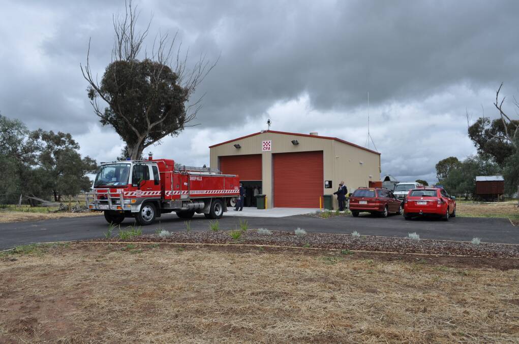 A new $323,000 fire station opened at Sheep Hills on Sunday. Picture: CONTRIBUTED
