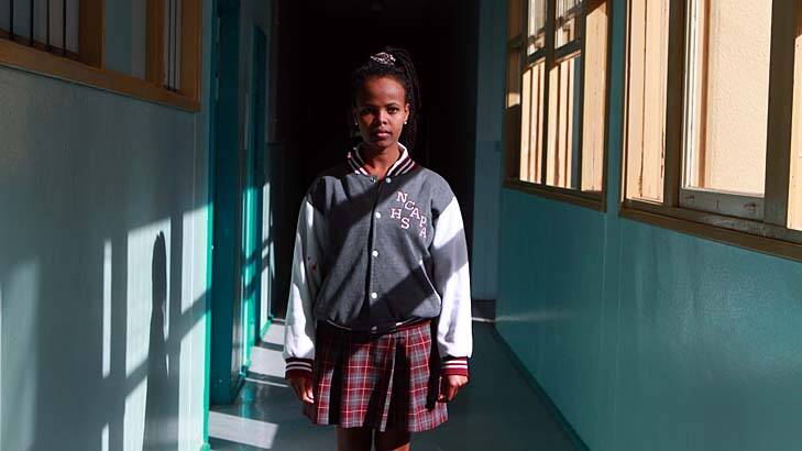 True grit … Frehiwet Haftu hopes to be accepted into an international studies degree.