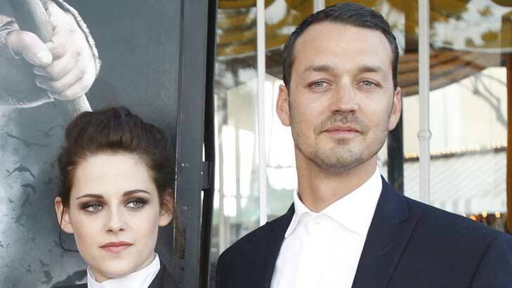 Kristen Stewart poses with director Rupert Sanders, with whom shehad an affair that allegedly lasted for "months."