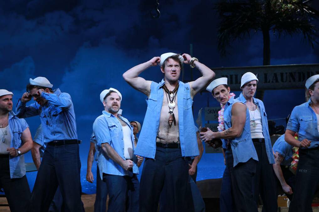South Pacific the musical during a dress rehearsal.