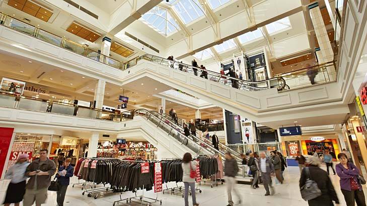 Shopping up a storm ... interest rate cuts, mid-winter sales and government handouts bring out hordes of shoppers and packed shopping centres across the country.