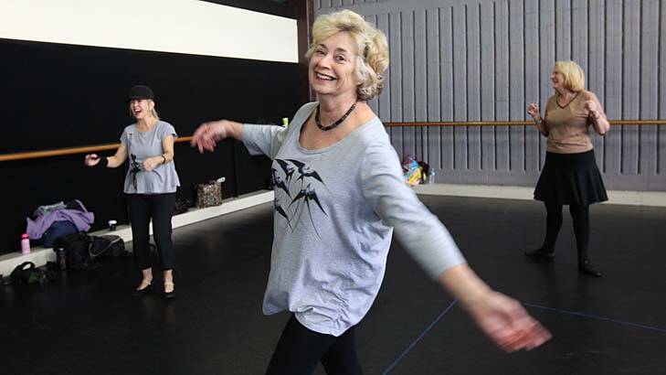 Ageing gracefully ... Kerrie Adams, who has been dancing for three years, concurs with a study that has found dancing is one of the best exercises for seniors.