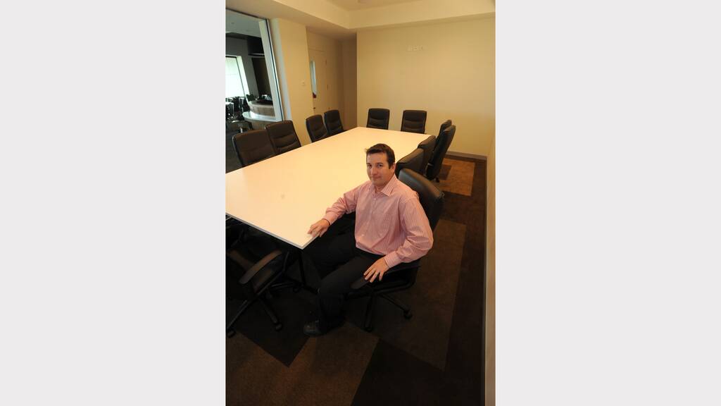 NEW LOOK: Horsham Golf Club manager Anthony Crute in the new clubhouse boardroom. Picture: PAUL CARRACHER