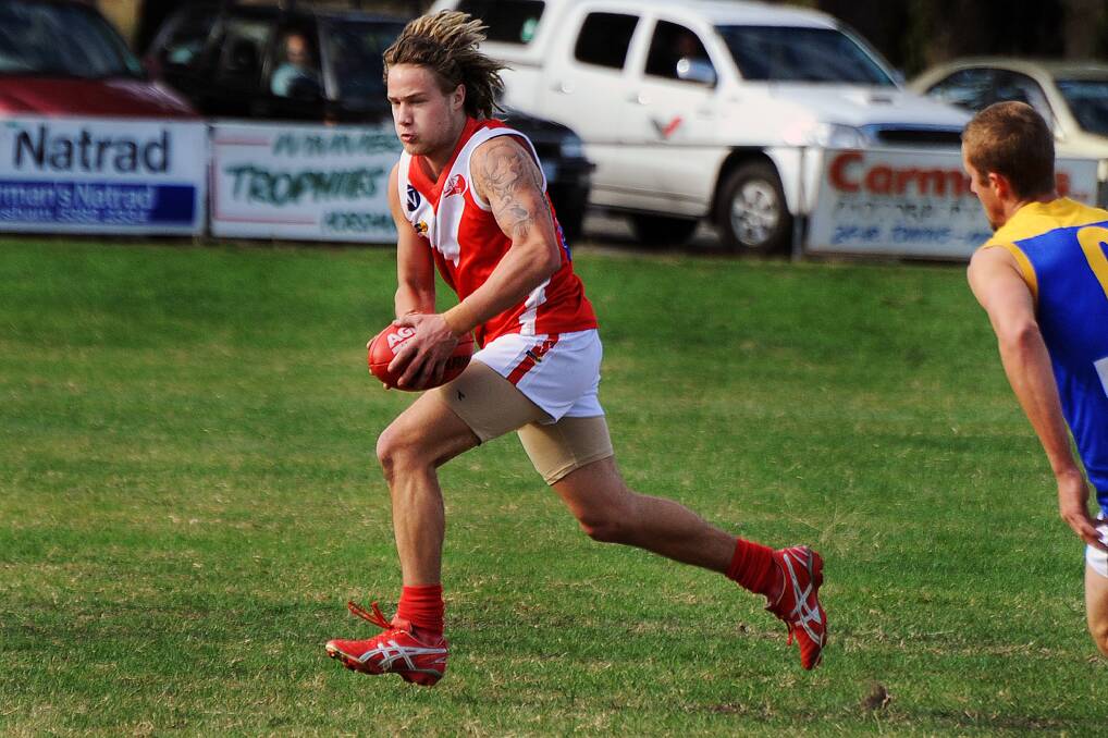 Deek Roberts will return to Taylors Lake after two years with Hopetoun in the Mallee Football League. Picture: KATE HEALY